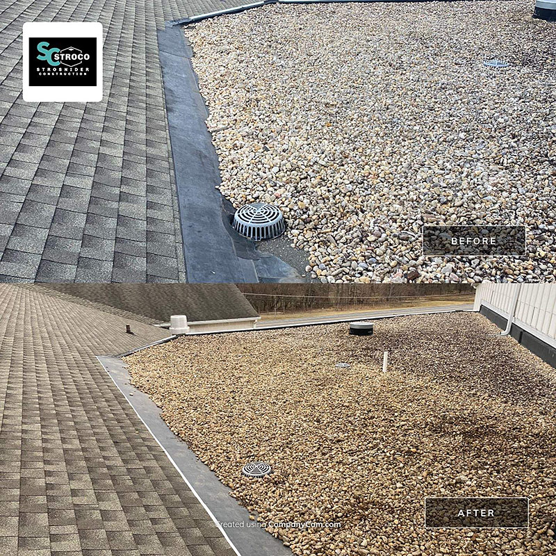 Before and After Roof Repairs