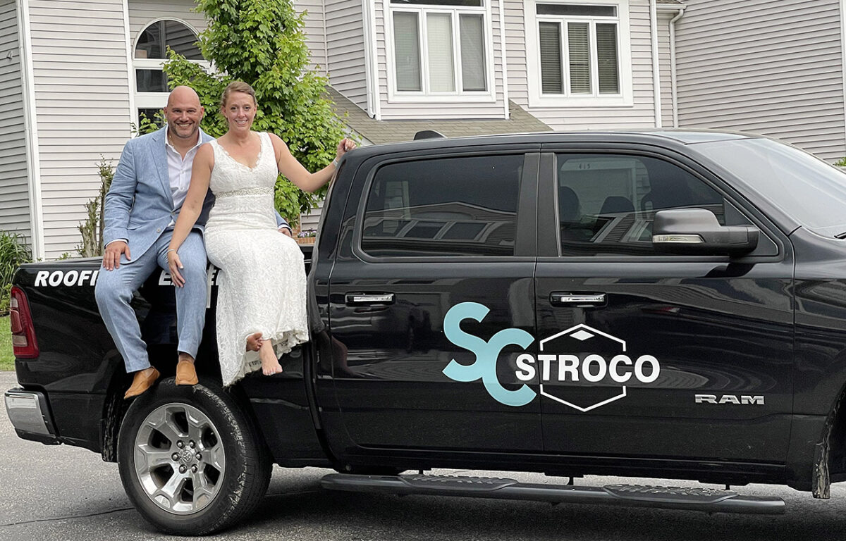 Michael & Dustyn Strosnider on the truck