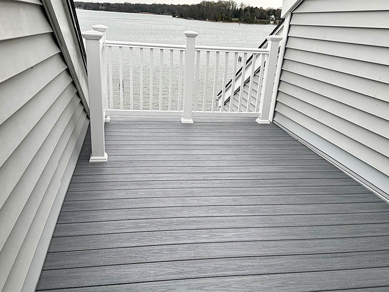 Residential Exterior of deck and and railing