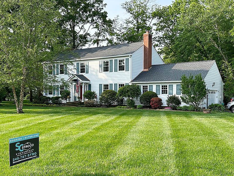 Residential Exterior of siding and roofing